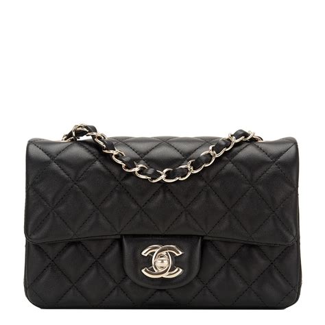 chanel classic mini rectangular flap price over time|Chanel small lambskin evening bag.